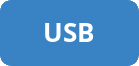 A blue rounded rectangle button with the word USB in bold white letters centered on it.
